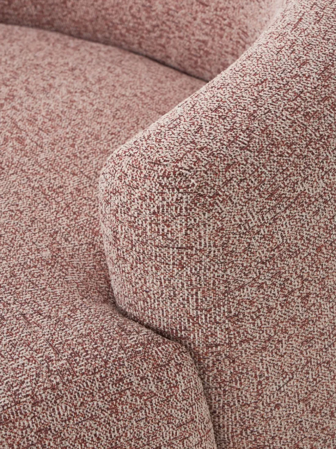 Sillón grande en tejido bouclé Sofia