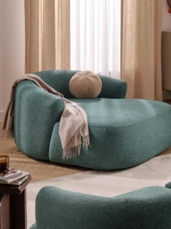 Sillón grande en tejido bouclé Sofia