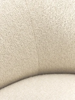 Sillón lounge grande en tejido bouclé Sofia