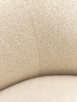 Sillón lounge grande en tejido bouclé Sofia