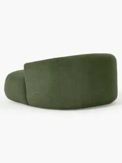Sillón lounge grande en tejido bouclé Sofia
