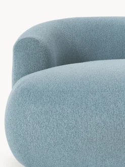 Sillón lounge grande en tejido bouclé Sofia