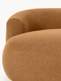 Sillón lounge grande en tejido bouclé Sofia