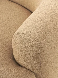Sillón lounge grande en tejido bouclé Sofia