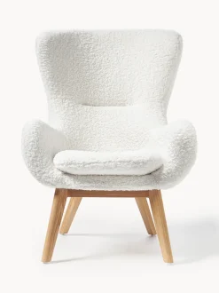 Sillón orejero de borreguillo Wing
