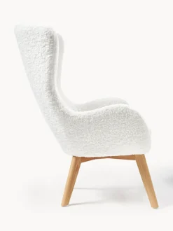 Sillón orejero de borreguillo Wing
