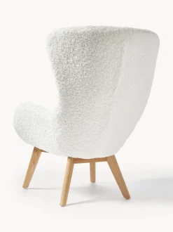 Sillón orejero de borreguillo Wing