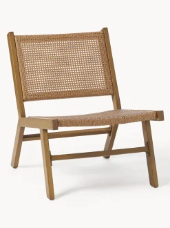 Sillón para exterior con apariencia de madera Palina