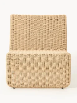 Sillón para exterior de mimbre Hank
