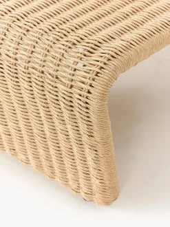 Sillón para exterior de mimbre Hank