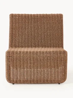Sillón para exterior de mimbre Hank