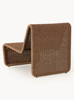 Sillón para exterior de mimbre Hank