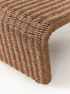 Sillón para exterior de mimbre Hank