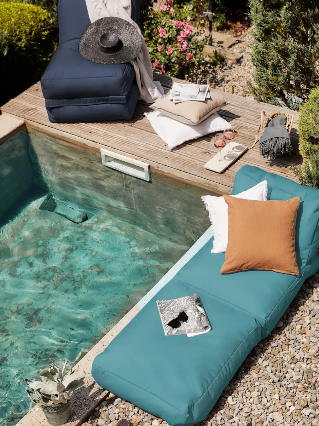 Sillón para exterior Pop Up, reclinable