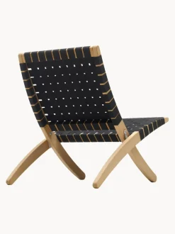 Sillón plegable con asiento y respaldo tejidos a mano MG501 Cuba