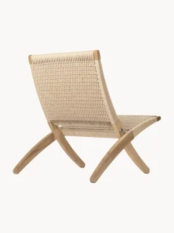 Sillón plegable con asiento y respaldo tejidos a mano MG501 Cuba