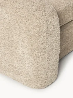 Sofá cama de borreguillo bouclé Eliot (2 plazas)