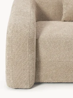 Sofá cama de borreguillo bouclé Eliot (3 plazas)
