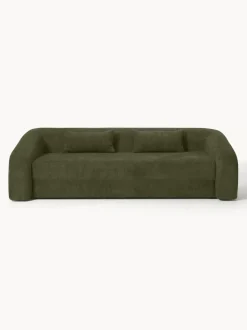 Sofá cama de borreguillo bouclé Eliot (3 plazas)