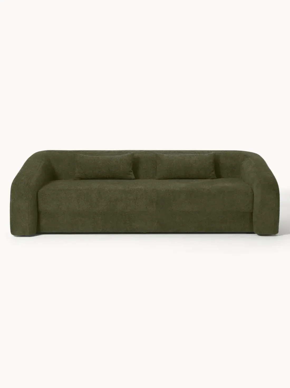 Sofá cama de borreguillo bouclé Eliot (3 plazas)