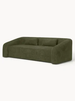 Sofá cama de borreguillo bouclé Eliot (3 plazas)