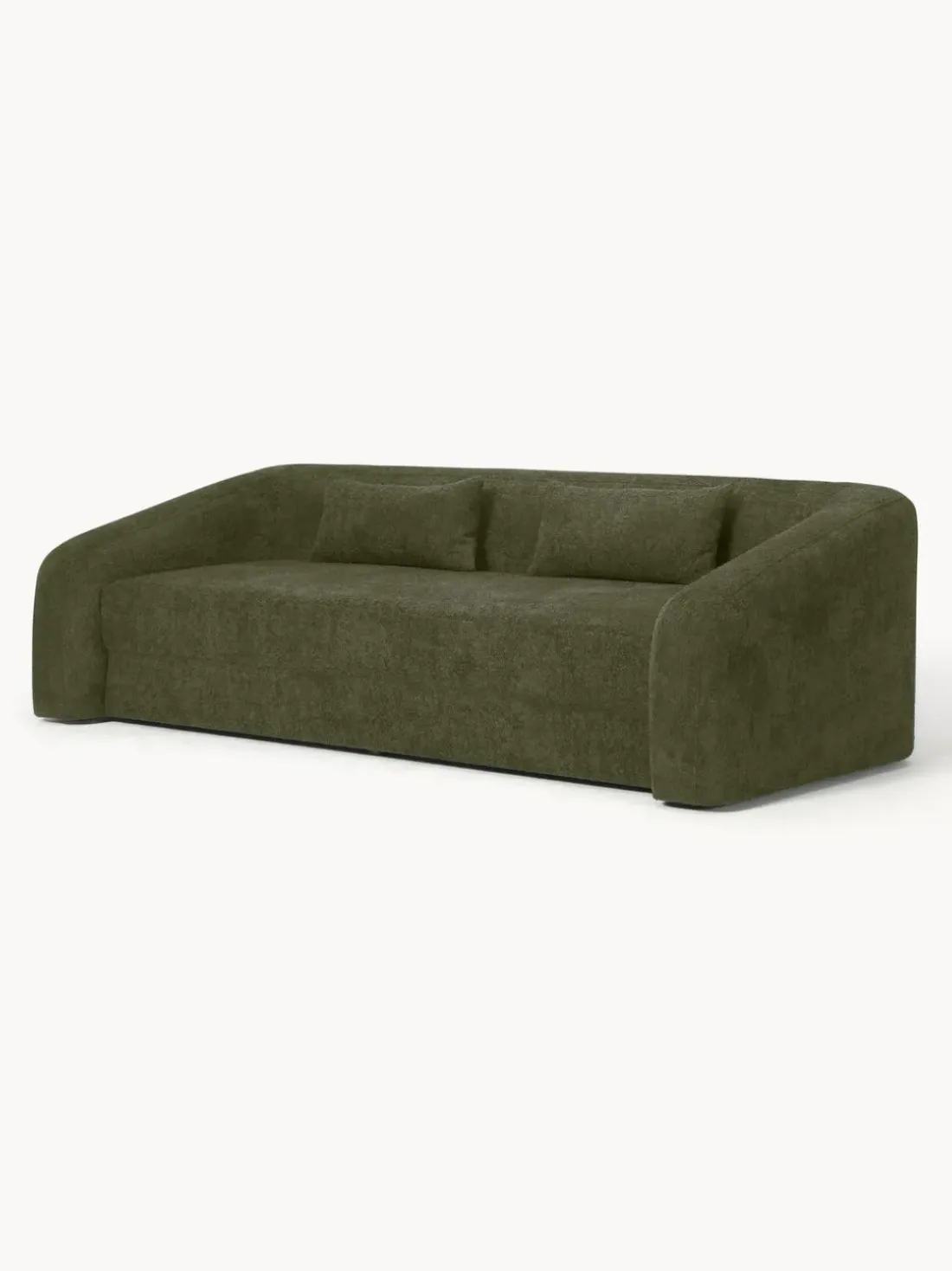 Sofá cama de borreguillo bouclé Eliot (3 plazas)