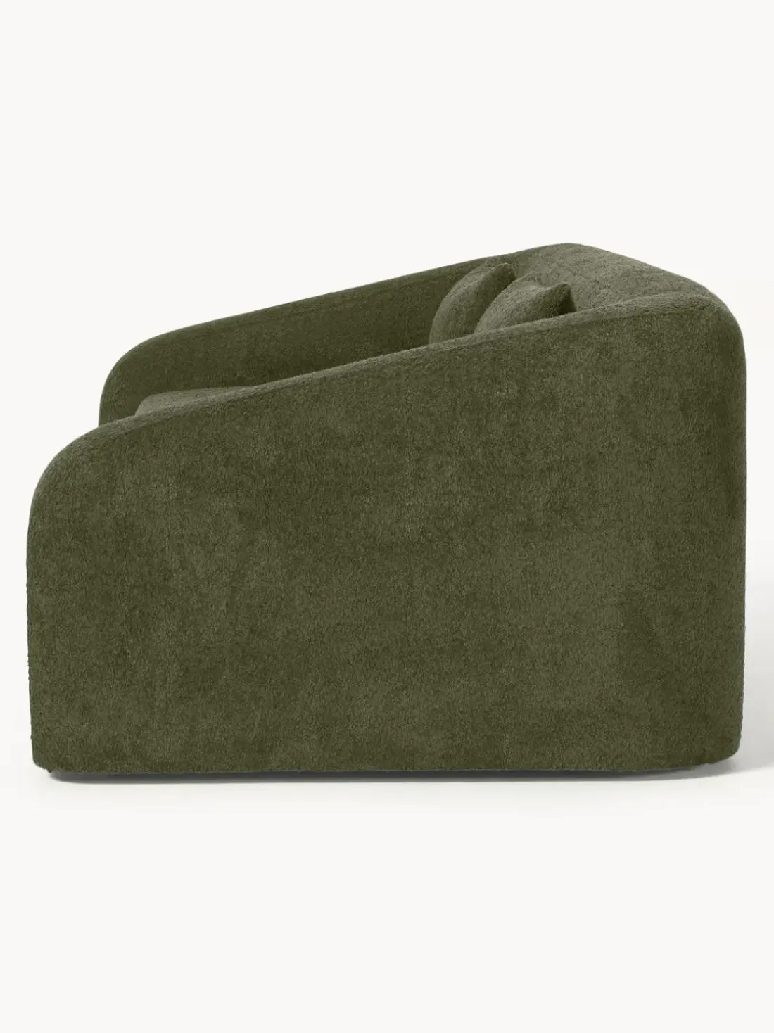Sofá cama de borreguillo bouclé Eliot (3 plazas)