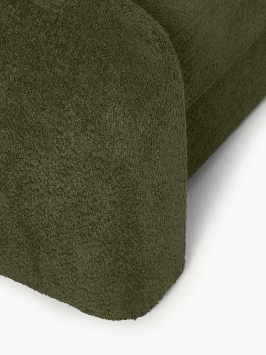 Sofá cama de borreguillo bouclé Eliot (3 plazas)