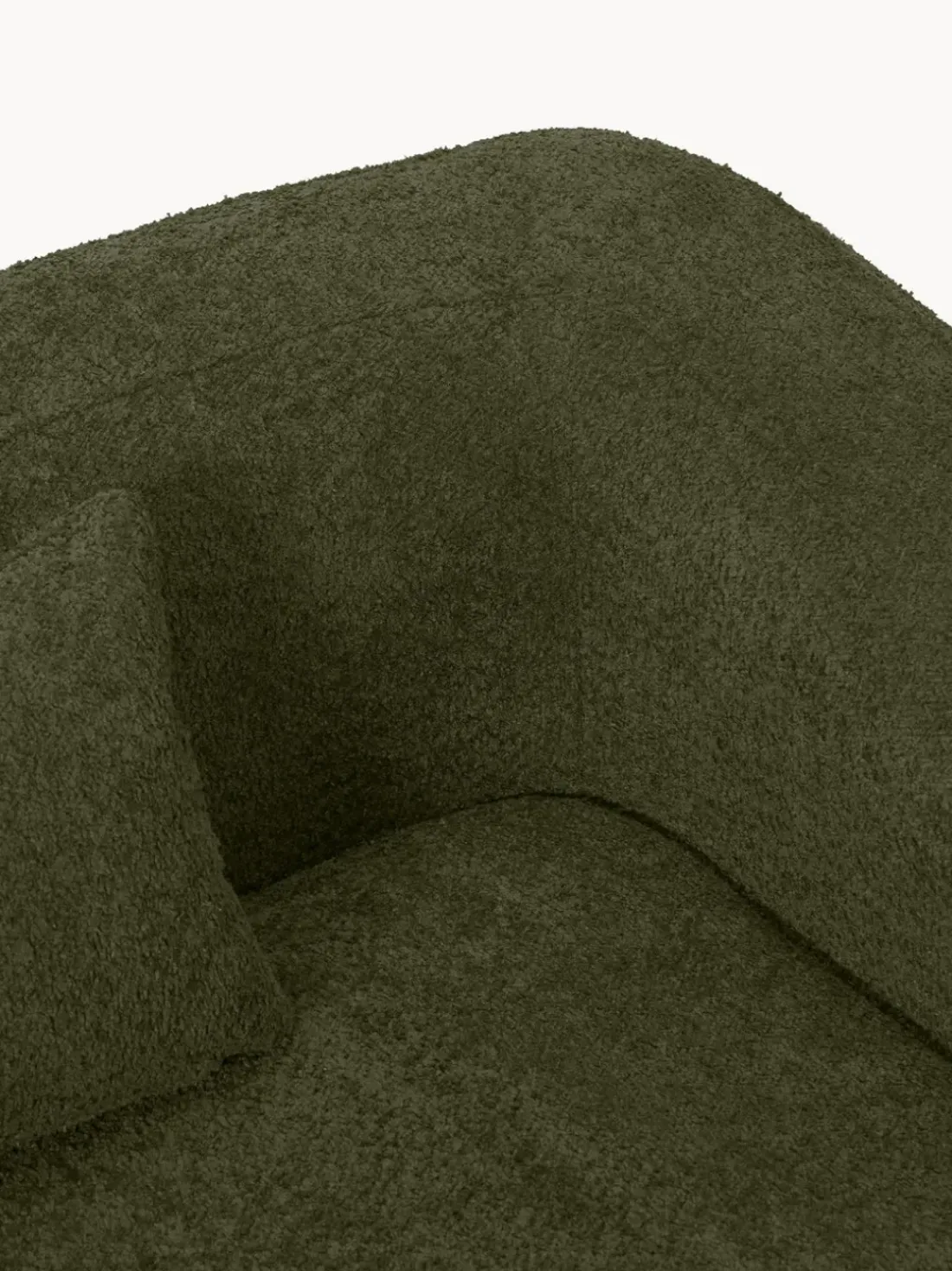 Sofá cama de borreguillo bouclé Eliot (3 plazas)