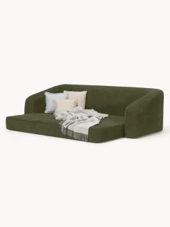 Sofá cama de borreguillo bouclé Eliot (3 plazas)