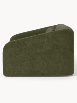 Sofá cama de borreguillo bouclé Eliot (2 plazas)
