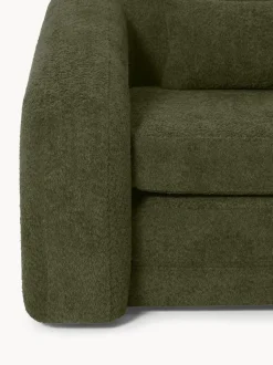 Sofá cama de borreguillo bouclé Eliot (2 plazas)