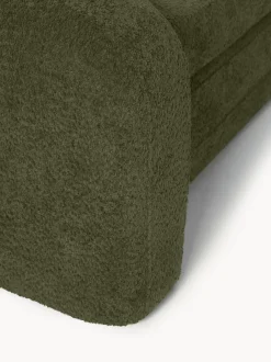 Sofá cama de borreguillo bouclé Eliot (2 plazas)