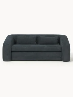 Sofá cama de borreguillo bouclé Eliot (2 plazas)