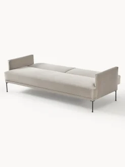 Sofá cama de terciopelo Fluente (3 plazas)