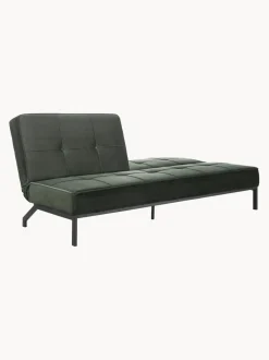 Sofá cama de terciopelo Perugia (3 plazas)