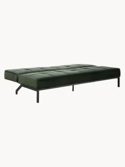 Sofá cama de terciopelo Perugia (3 plazas)