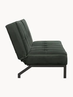 Sofá cama de terciopelo Perugia (3 plazas)