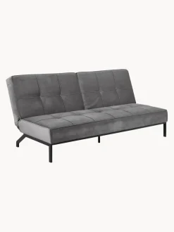 Sofá cama de terciopelo Perugia (3 plazas)