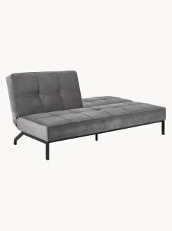 Sofá cama de terciopelo Perugia (3 plazas)