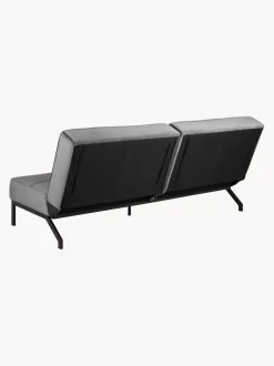 Sofá cama de terciopelo Perugia (3 plazas)
