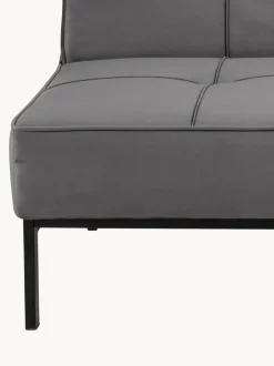 Sofá cama de terciopelo Perugia (3 plazas)