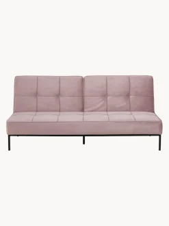 Sofá cama de terciopelo Perugia (3 plazas)