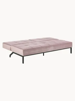 Sofá cama de terciopelo Perugia (3 plazas)