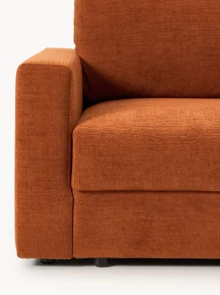 Sofá cama de terciopelo Tasha (3 plazas), con espacio de almacenamiento