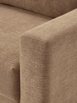 Sofá cama de terciopelo Tasha (3 plazas), con espacio de almacenamiento
