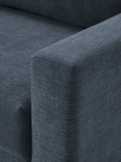 Sofá cama de terciopelo Tasha (3 plazas), con espacio de almacenamiento