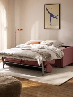 Sofá cama Morgan, con colchón (2 plazas)