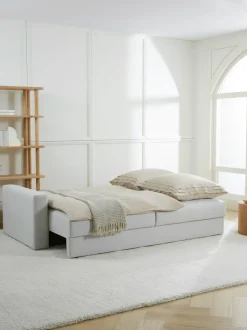 Sofá cama Tasha (3 plazas), con espacio de almacenamiento
