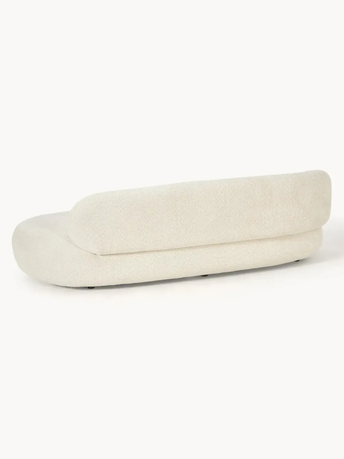 Sofá de borreguillo bouclé Alba (3 plazas)